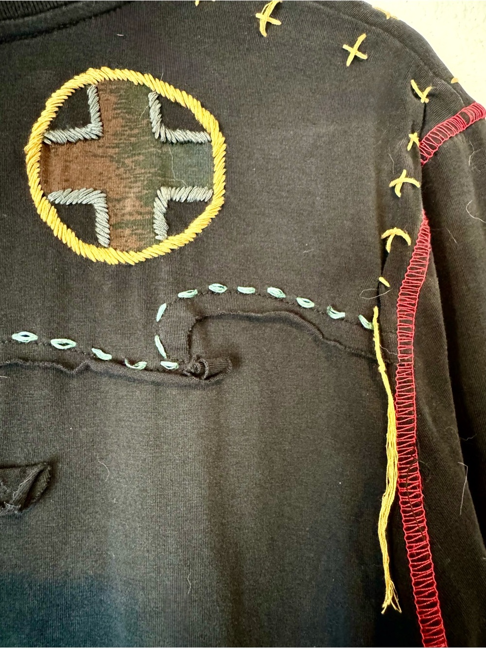 Double D Ranch Embroidered Super Chief Long Sleeve Tee - Picture 4 of 7